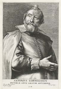Portret van de verzamelaar Antonius Cornelissen