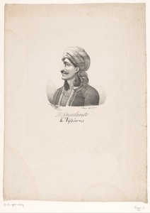 Portret van Demetrios Ypsilantis