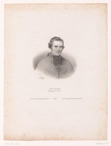 Portret van Denys Auguste Affre, aartsbisschop van Parijs