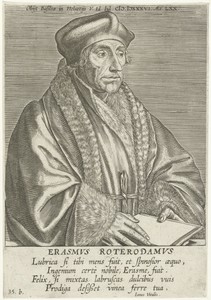 Portret van Desiderius Erasmus