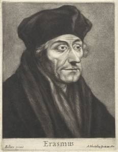 Portret van Desiderius Erasmus