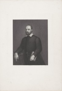 Portret van dichter en schilder Giovanni Battista Maganza II