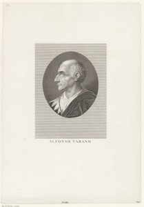 Portret van dichter en toneelschrijver Alfonso Varano