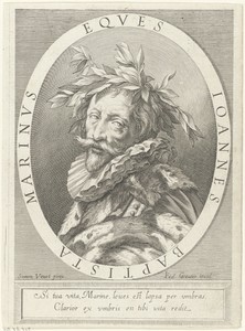 Portret van dichter Giovanni Battista Marino