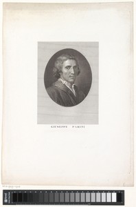 Portret van dichter Giuseppe Parini
