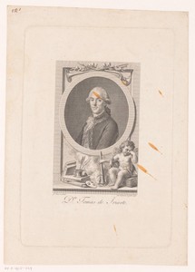 Portret van dichter Tomás de Iriarte