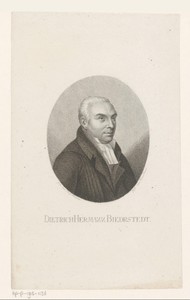 Portret van Diederich Hermann Biederstedt