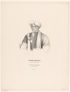 Portret van Diepo Negoro