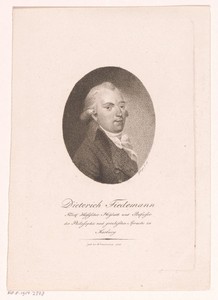 Portret van Dieterich Tiedemann