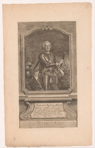 Portret van Dietrich von Anhalt-Dessau
