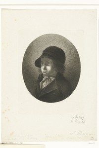 Portret van Dirk Langendijk als kind