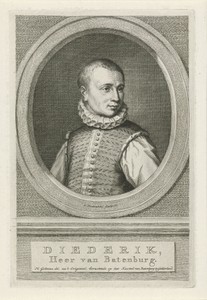 Portret van Dirk van Bronckhorst en Batenburg