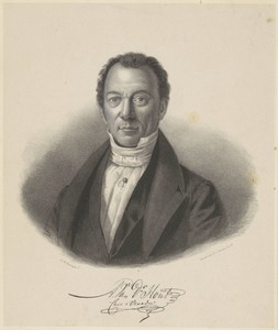 Portret van dokter en verloskundige A. van der Hout