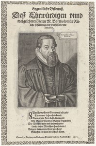 Portret van dominee Bartholomaeus Rülichs