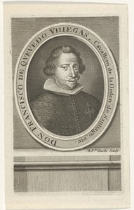 Portret van Don Francisco de Quevedo Villegas