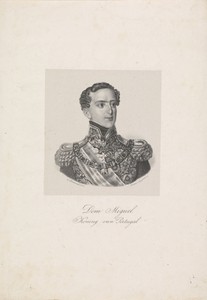 Portret van Don Miguel, koning van Portugal