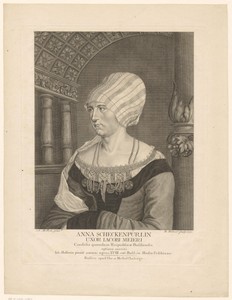 Portret van Dorothea Kannengiesser