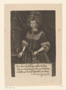 Portret van Dorothea Sabina Helffrich