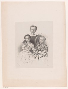 Portret van drie kinderen Van Rappard
