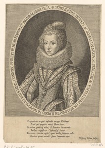 Portret van Duits keizerin Maria Anna