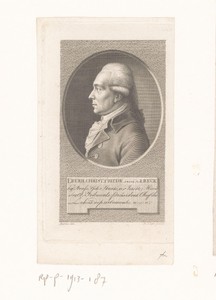 Portret van Eberhard von der Recke