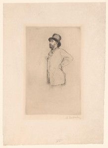 Portret van Edgar Degas