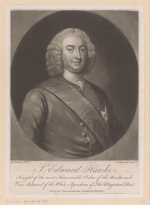 Portret van Edward Hawke