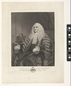 Portret van Edward Thurlow, de eerste baron van Thurlow