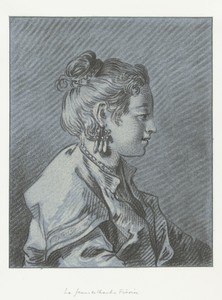 Portret van een Fins kamermeisje