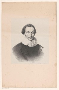 Portret van een Gerard Carel Rombach
