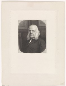 Portret van een heer met bakkebaarden