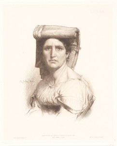Portret van een Italiaanse vrouw