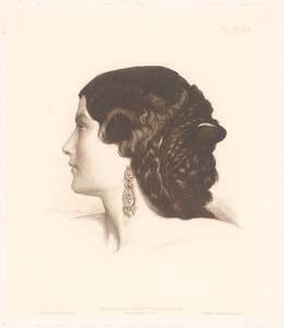 Portret van een Italiaanse vrouw