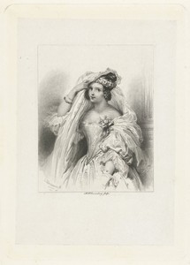 Portret van een jonge dame genaamd Lilia