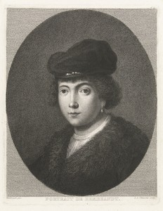 Portret van een jonge man met donkere pet