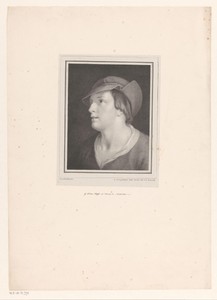 Portret van een jongeman met baret