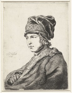 Portret van een jongeman met muts