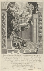 Portret van een koning Frederick IV van Denemarken