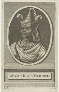 Portret van een koning van Ethiopië
