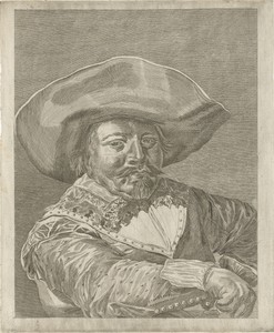 Portret van een man in 17e-eeuws kostuum