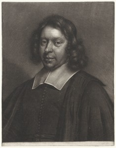 Portret van een man, mogelijk de predikant Hendrick Blancheteste