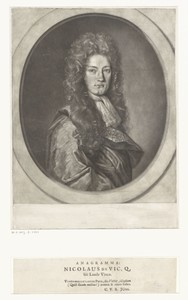 Portret van een man, mogelijk Nicolaas de Vicq