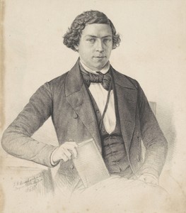 Portret van een man, mogelijk Petrus Abraham Samuel van Limburg Brouwer