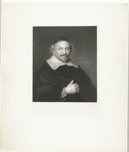 Portret van een man, vermoedelijk Augustijn Wtenbogaert (1577-1655)