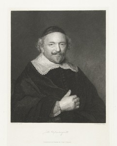 Portret van een man, vermoedelijk Augustijn Wtenbogaert (1577-1655)