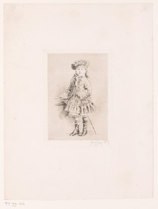 Portret van een onbekend jong meisje, mogelijk P. van Eersel
