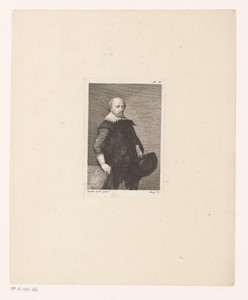 Portret van een onbekend man met hoed