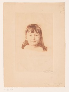 Portret van een onbekend meisje