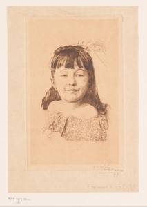 Portret van een onbekend meisje