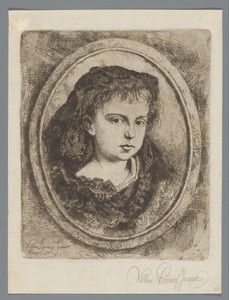 Portret van een onbekend meisje